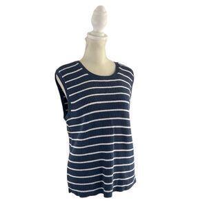 Pierre Cardin striped sweater vest size XL NWT